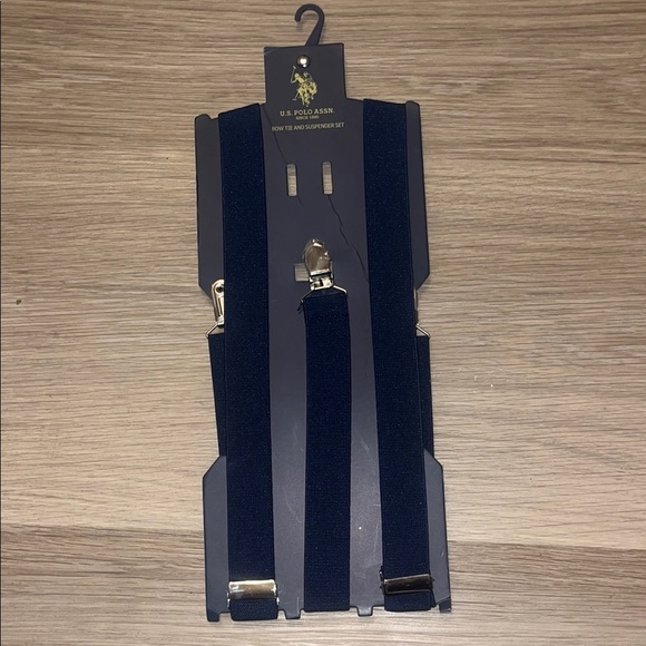 U.S. Polo Assn. Navy Suspenders - Picture 1 of 2
